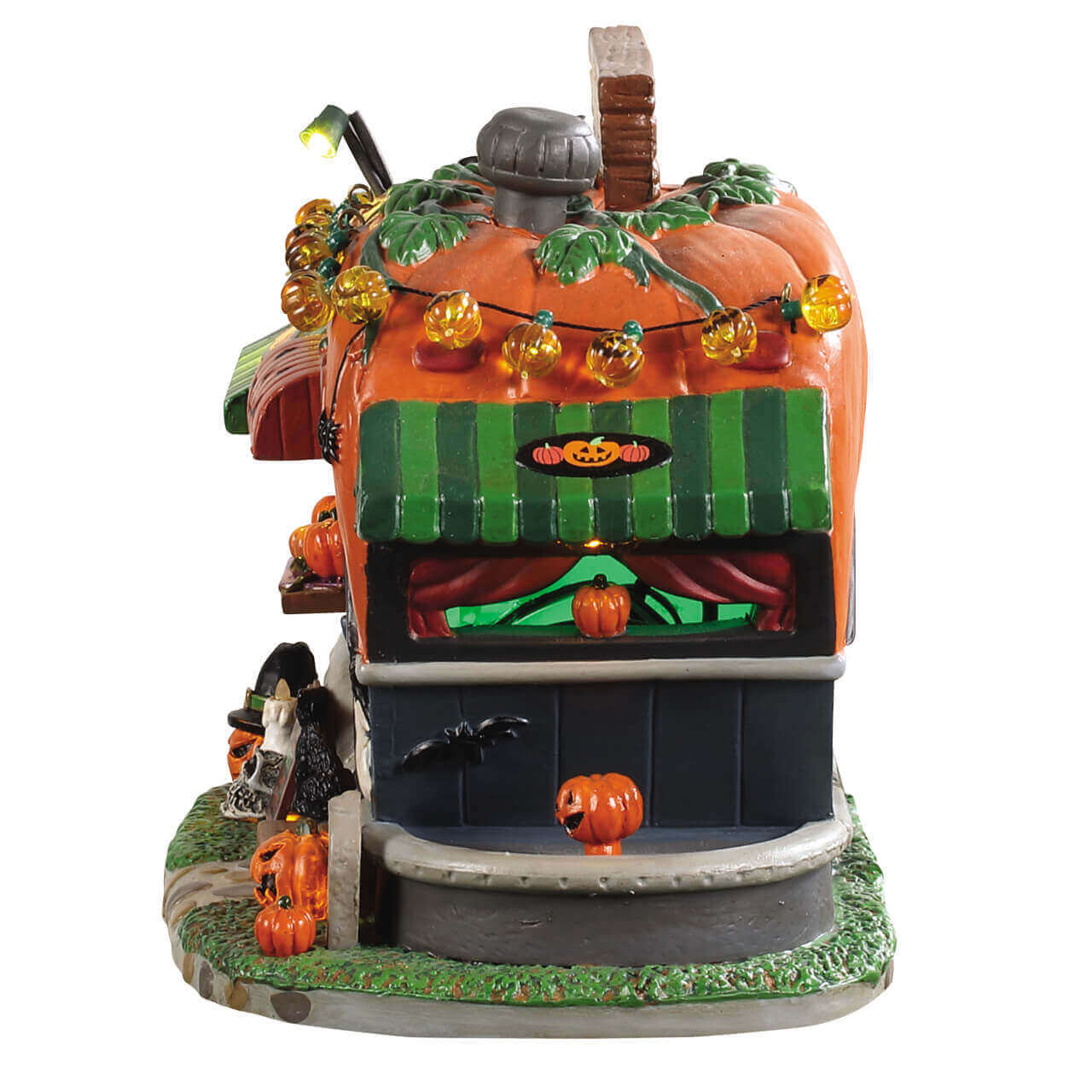 LEMAX Pick Me Pumpkin Wagon, Battery Operated (4.5V) #95444